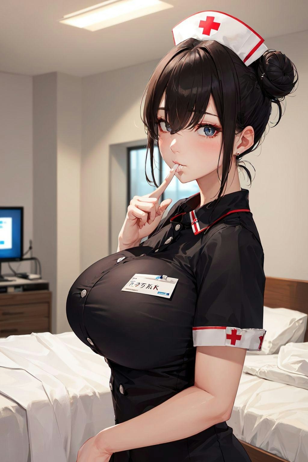 着衣巨乳ナースさんコレクション