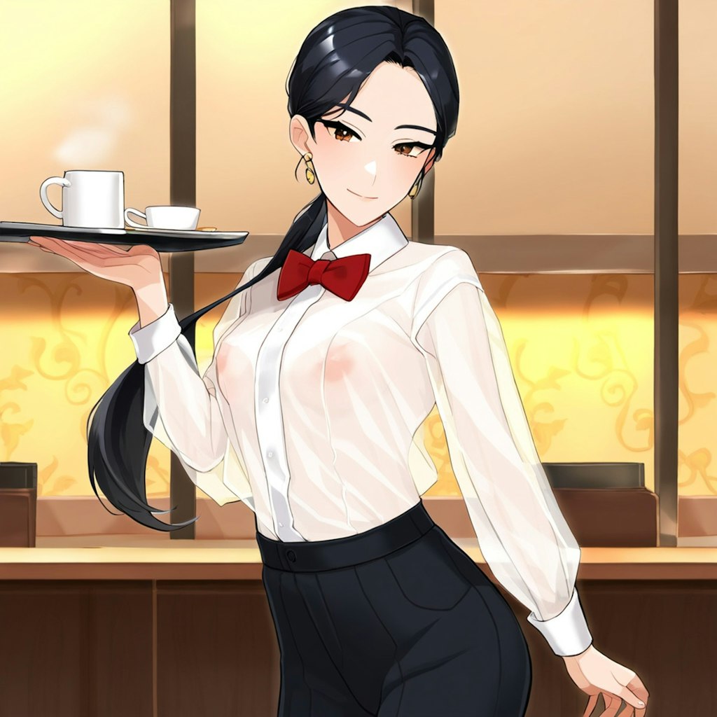 カフェの店員さん