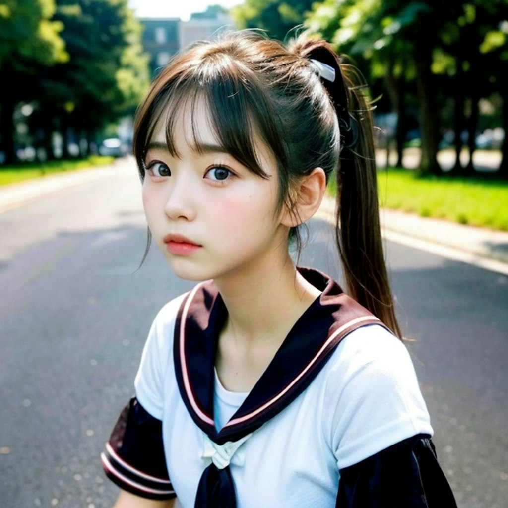 ポニーテっ娘ちゃん