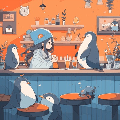 ようこそ、ペンギンさんカフェへ