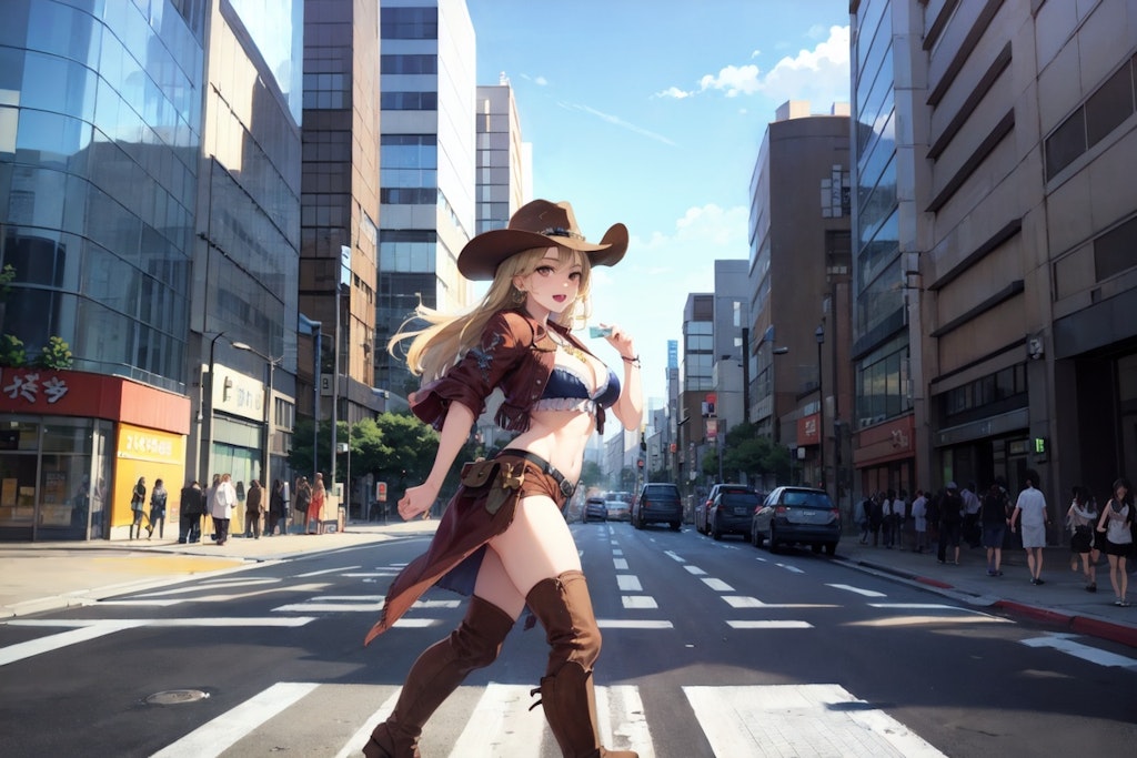 Cowgirl in Tokyo