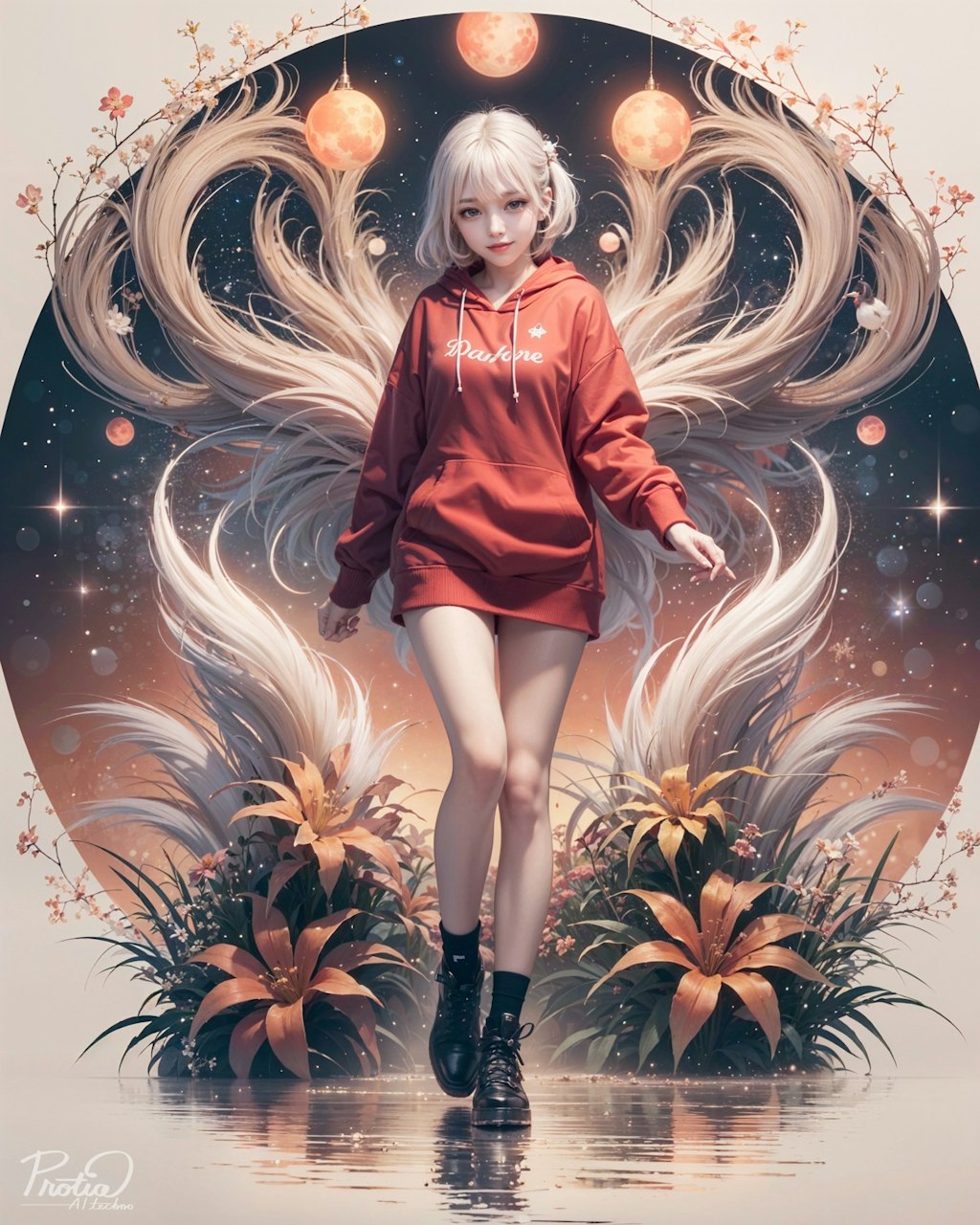 Red Hoodie Illustration