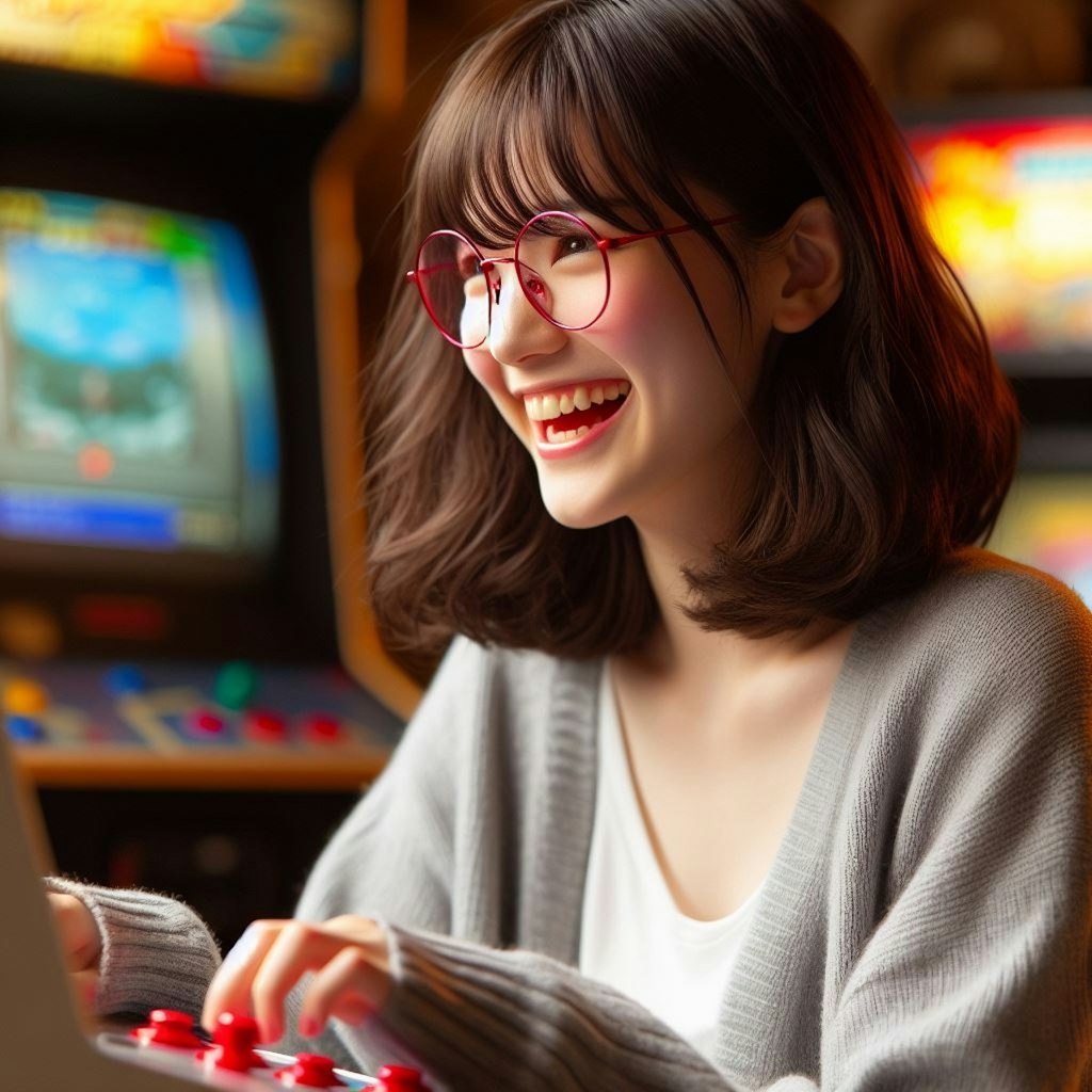 眼鏡女子 楓のアーケードゲーム