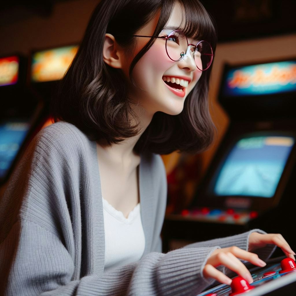 眼鏡女子 楓のアーケードゲーム