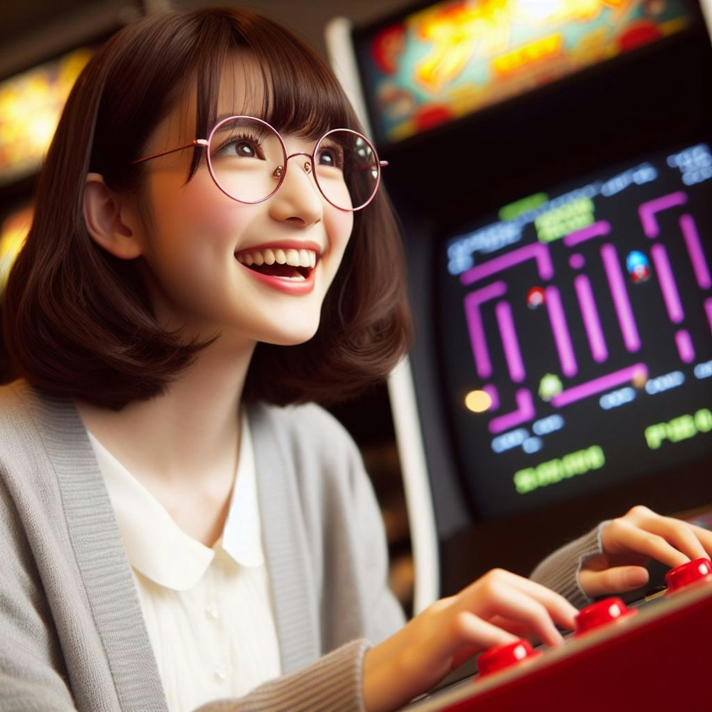 眼鏡女子 楓のアーケードゲーム