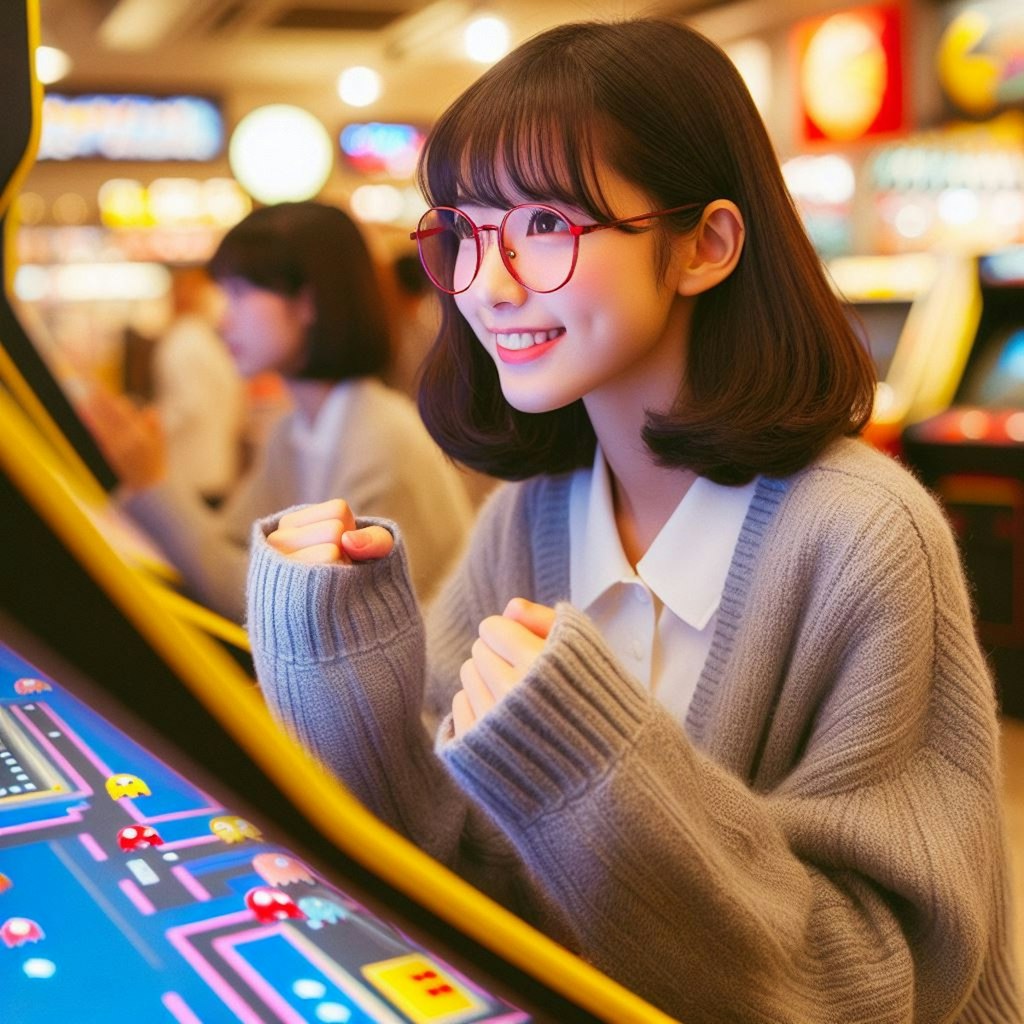 眼鏡女子 楓のアーケードゲーム