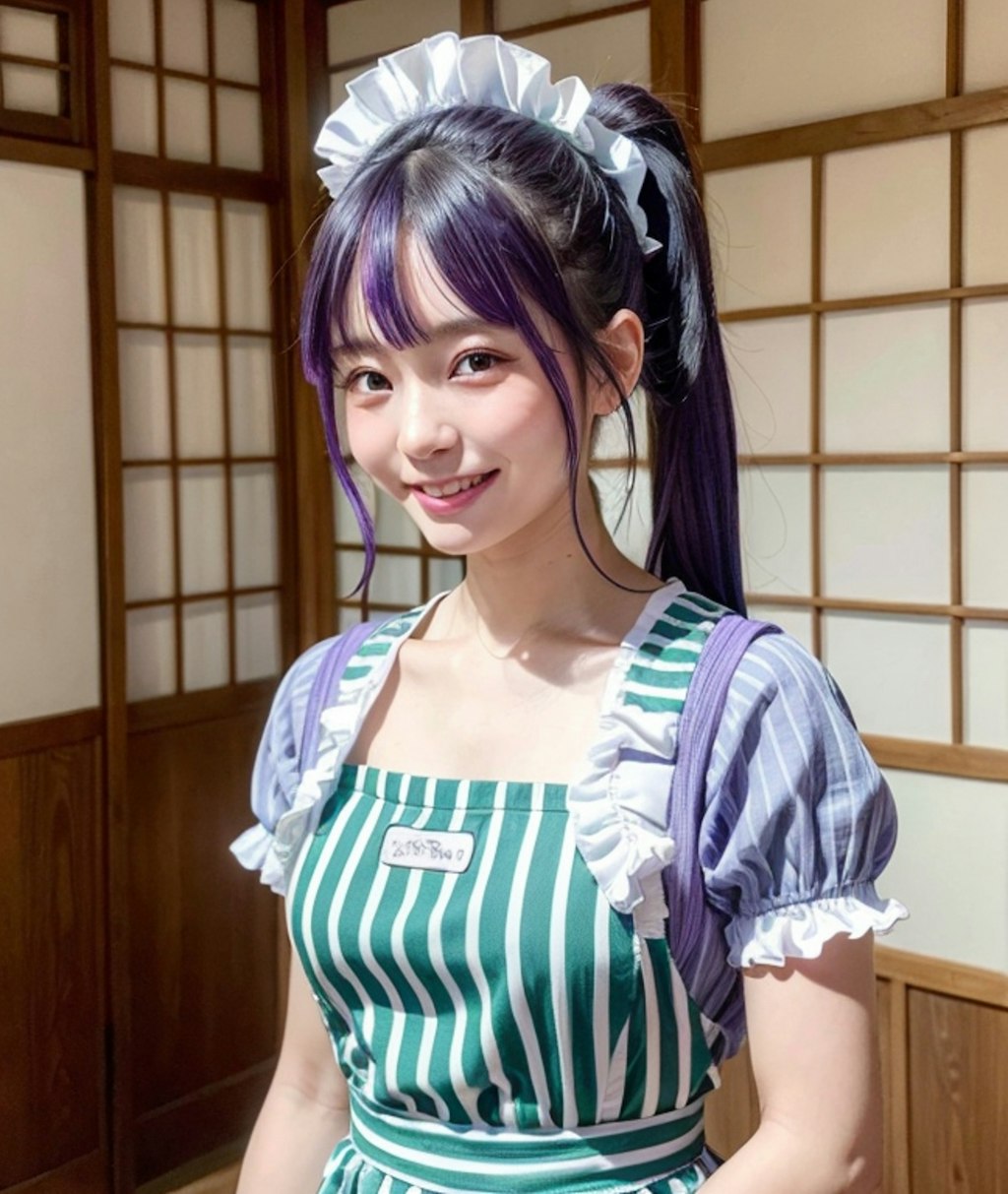 古民家カフェの看板娘