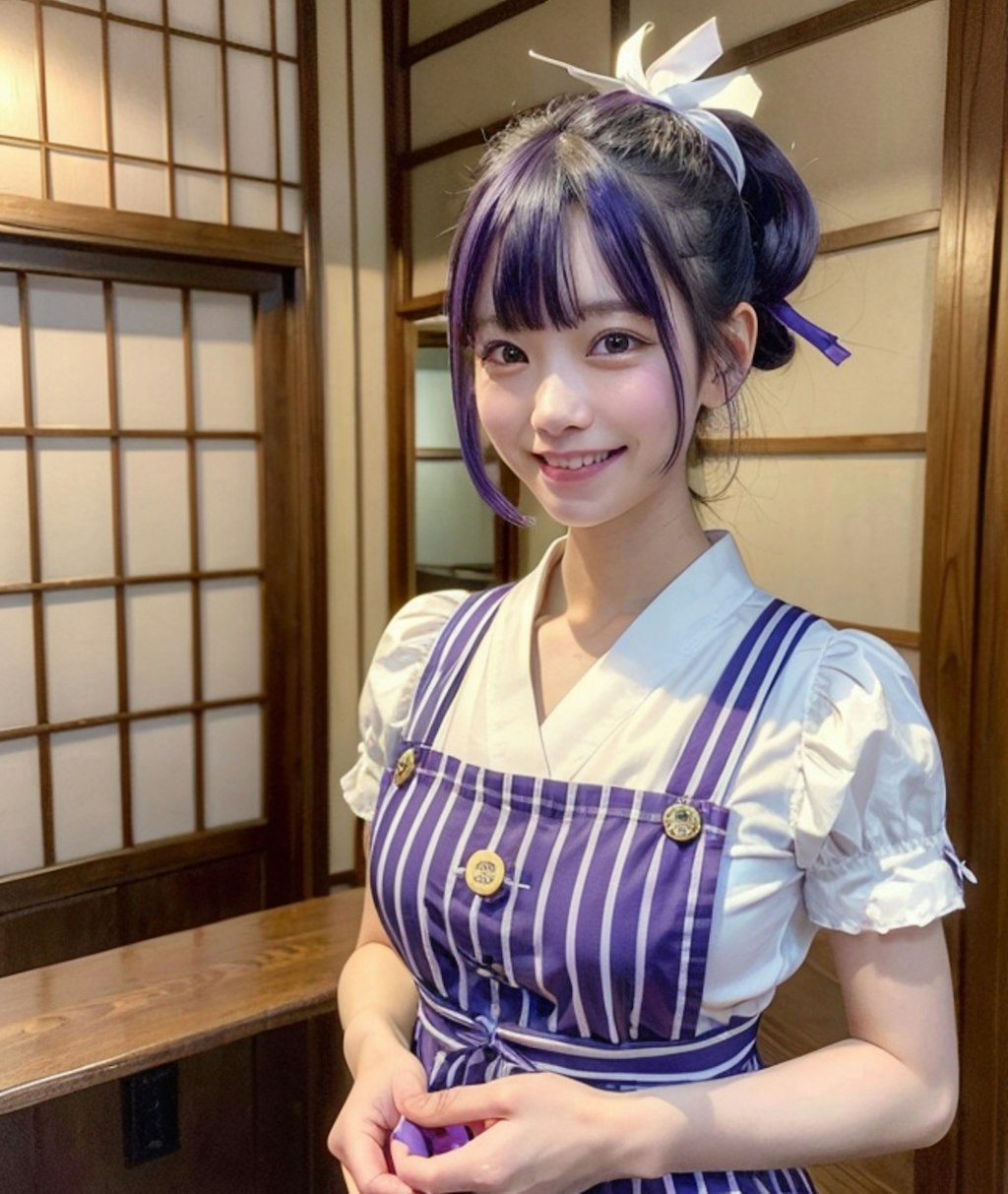 古民家カフェの看板娘