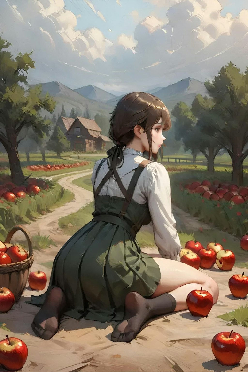 もぎたてのリンゴ🍎