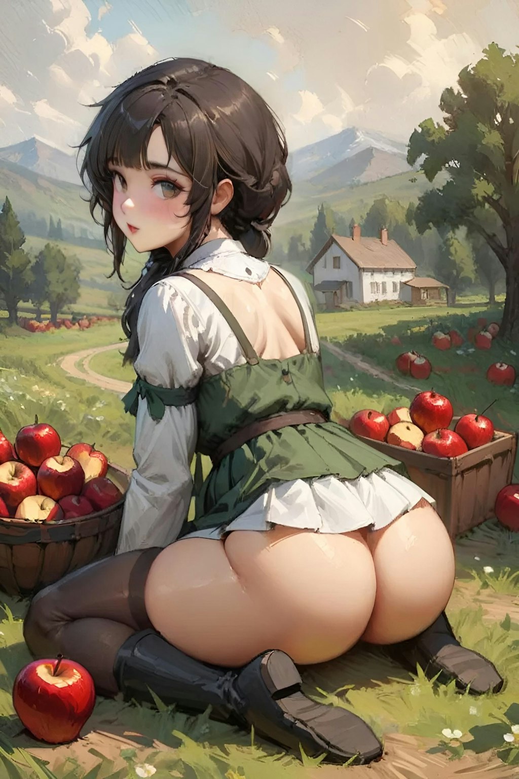 もぎたてのリンゴ🍎