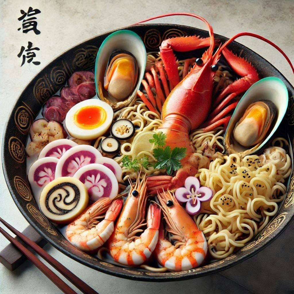 V系seafood noodle