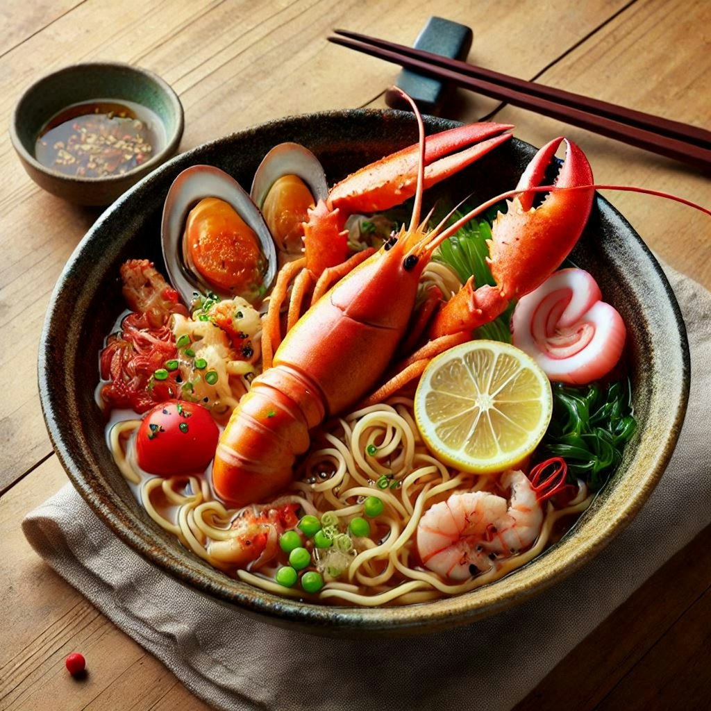 V系seafood noodle