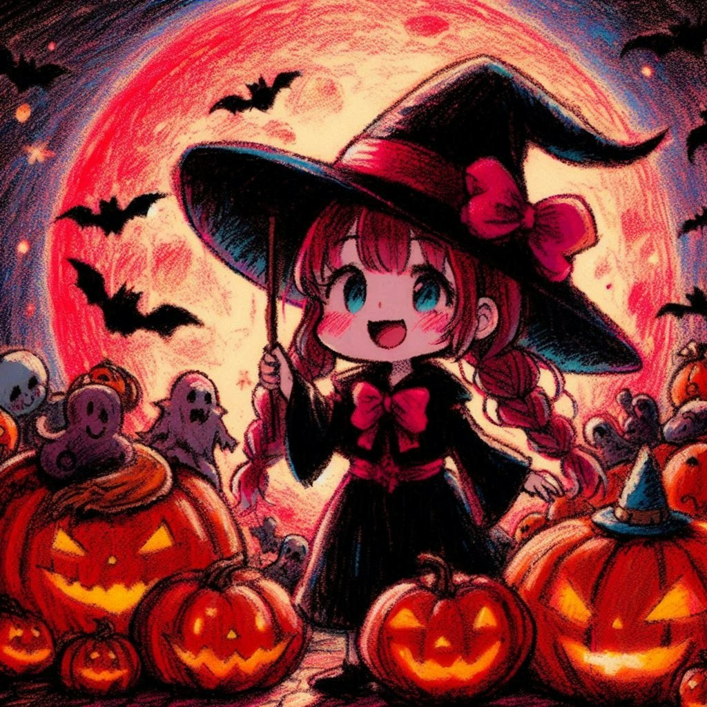 絵本の中のハロウィン