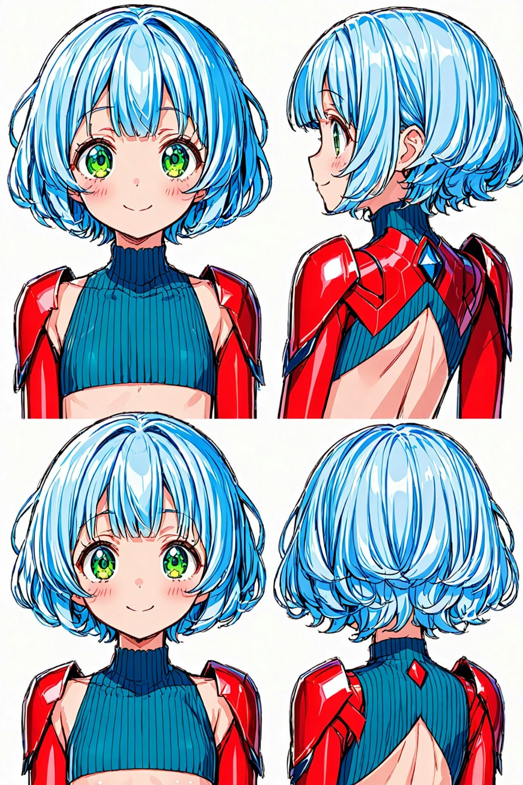 short hair キャラクターシート♡