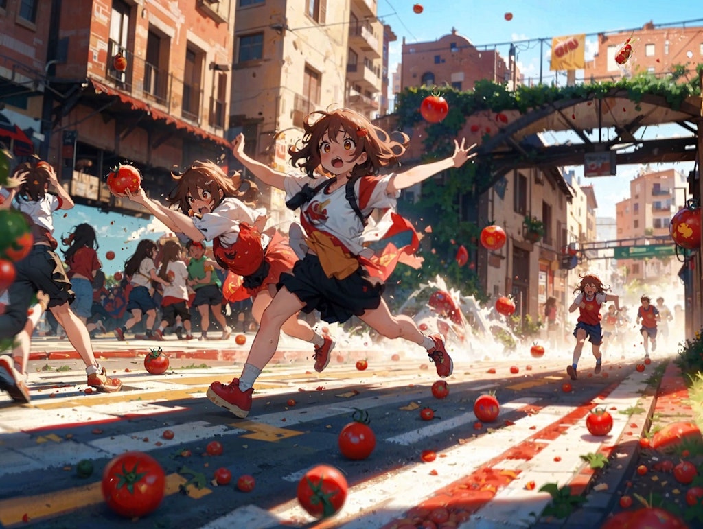 トマト祭り（ラ・トマティーナ）の日♪(8月30日)