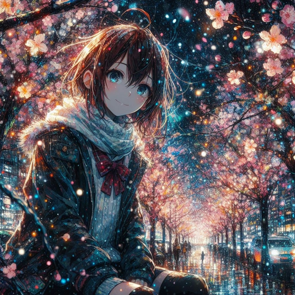 夜桜