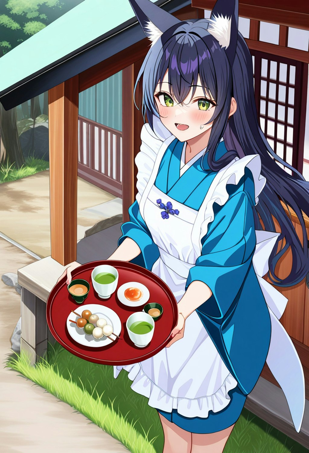 茶屋の狐娘