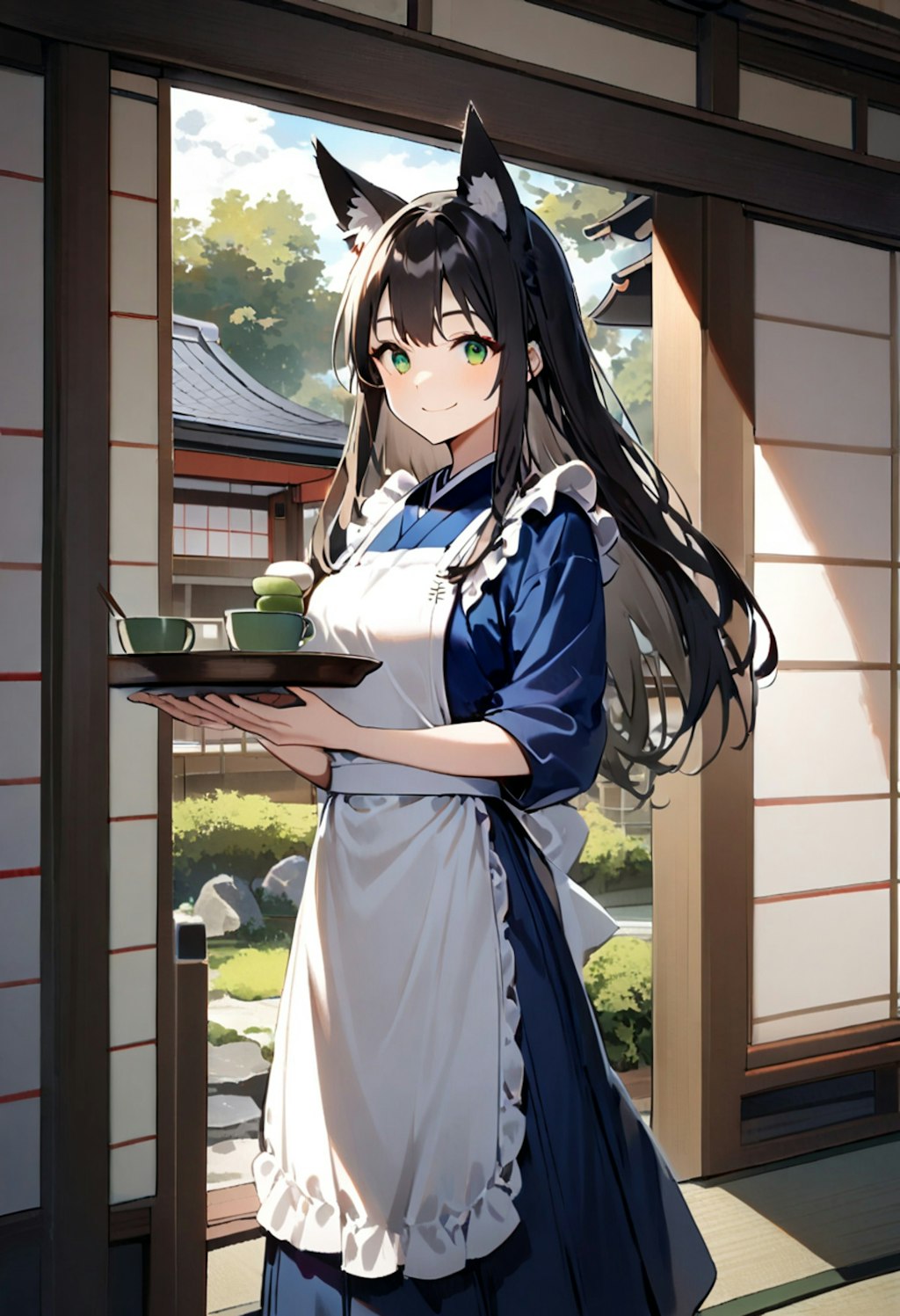 茶屋の狐娘