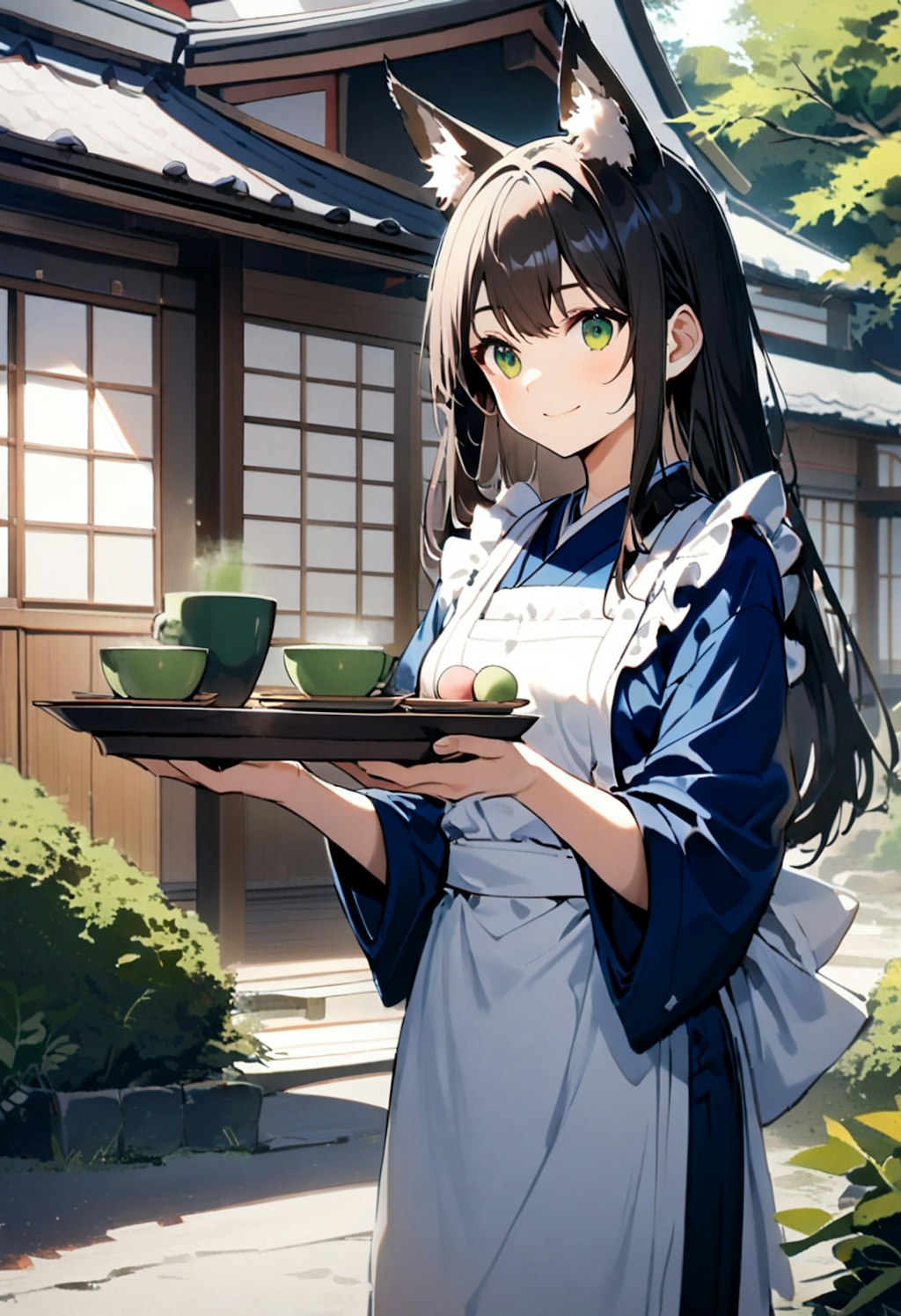 茶屋の狐娘