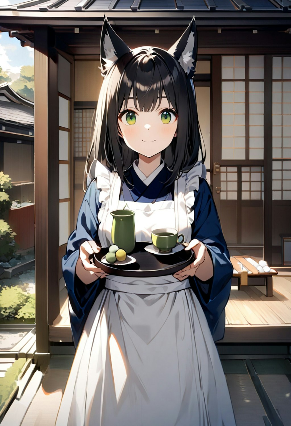 茶屋の狐娘