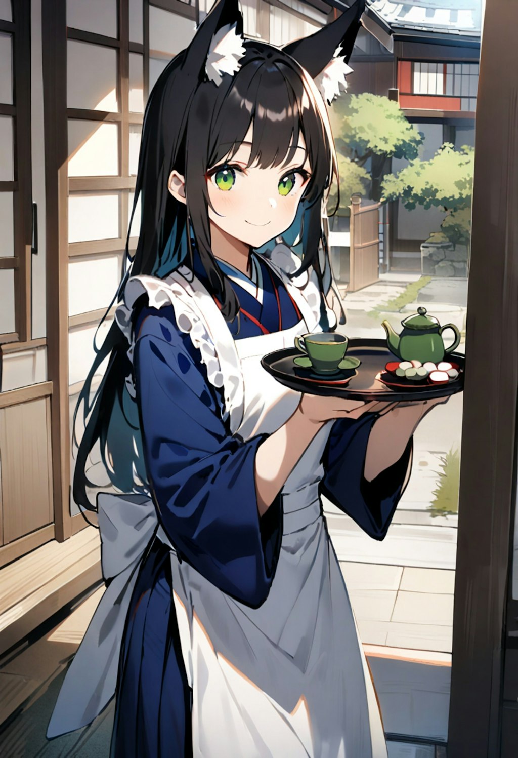 茶屋の狐娘