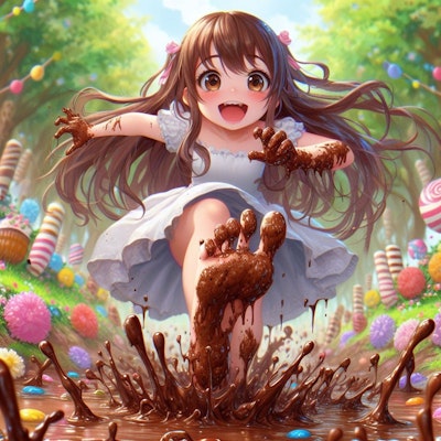 チョコレート沼を走れ！