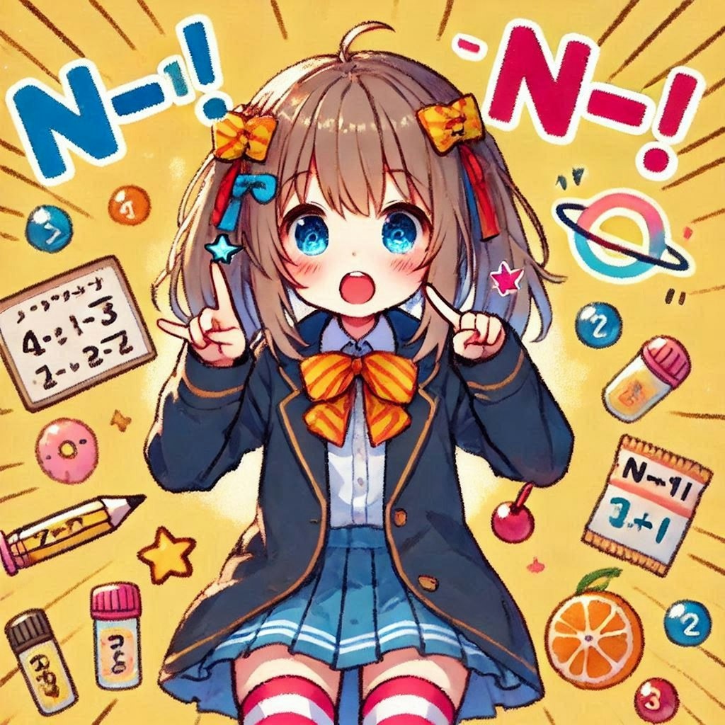 [空欄答え](n+1)！(をn！で除したい)のだが、しかし余は断じて(ゼロ)