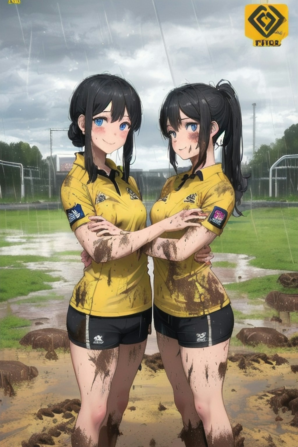 🏉泥まみれの女子ラグビー 82