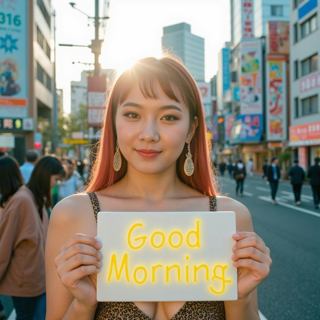 街角Good Morningガール１