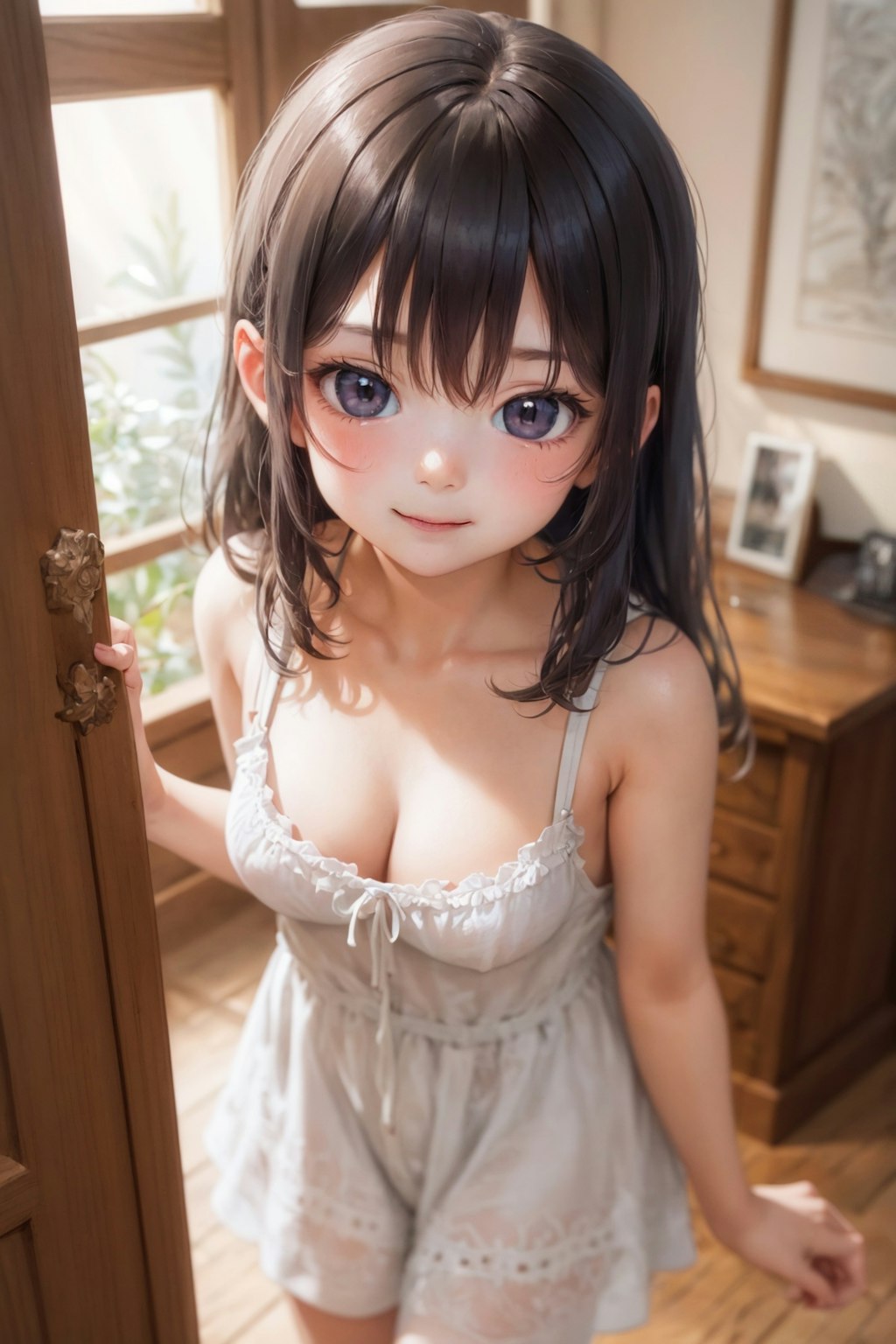 おっぱいロリの谷間