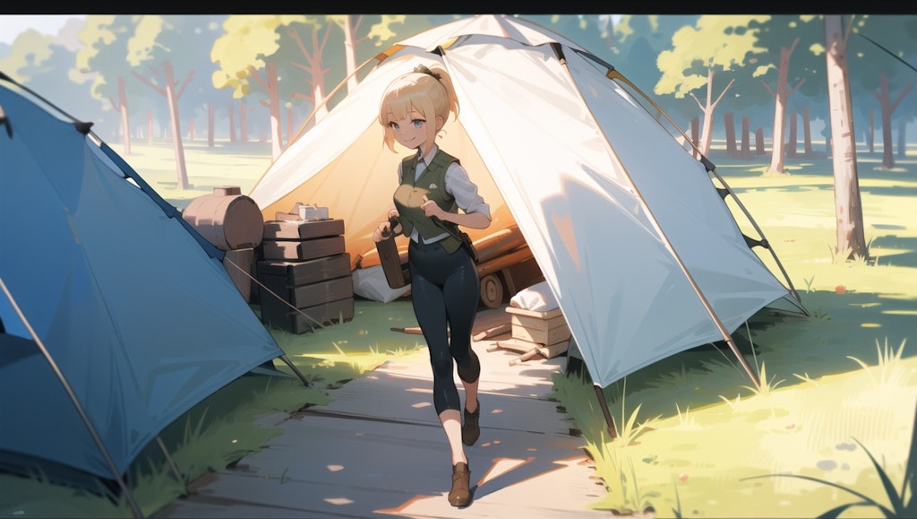 キャンプ少女