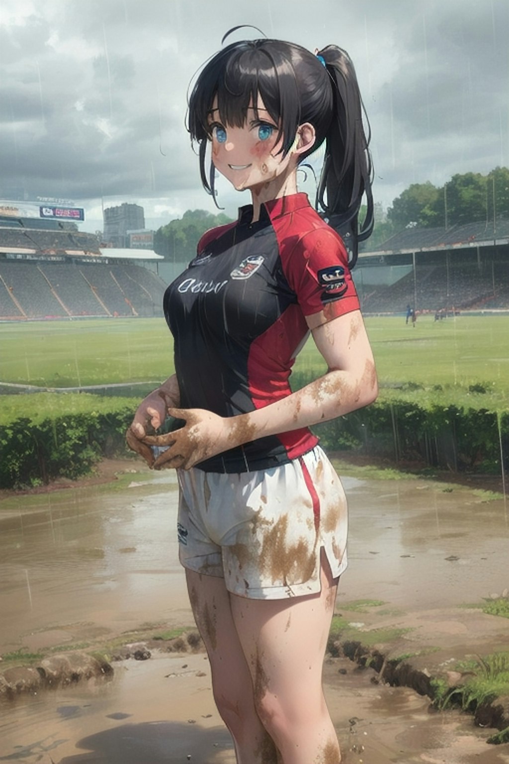 🏉泥まみれの女子ラグビー 72