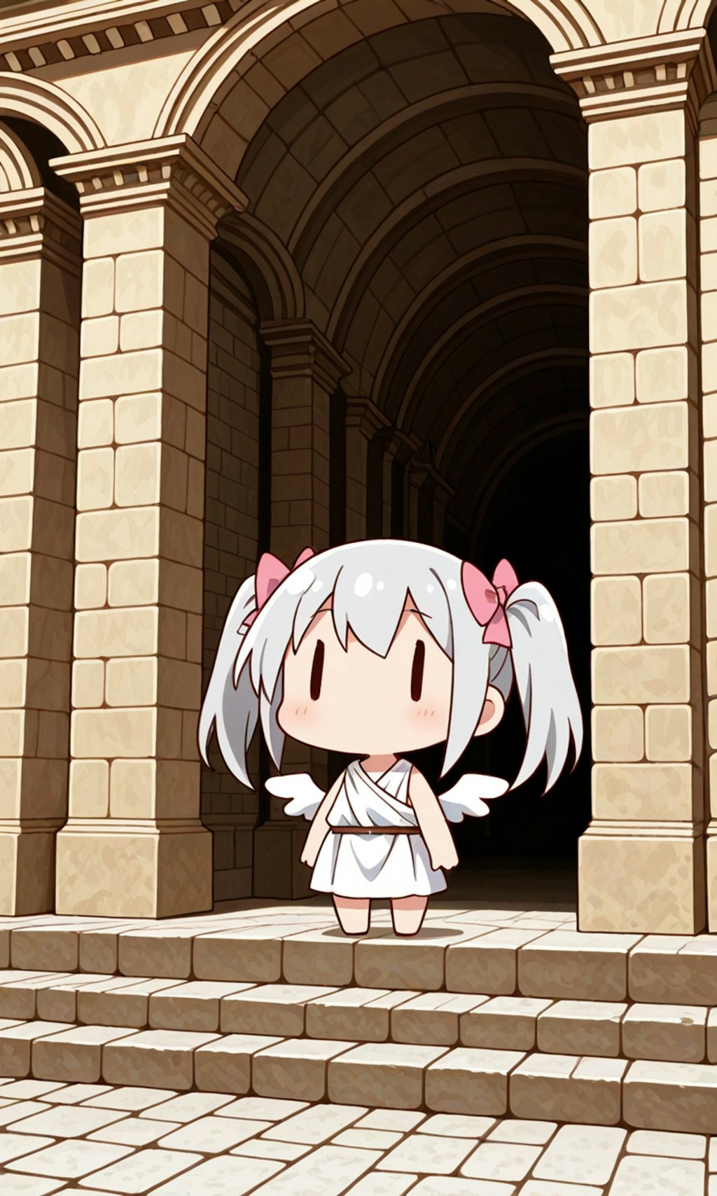 古代ギリシャを旅するチビメイドさん