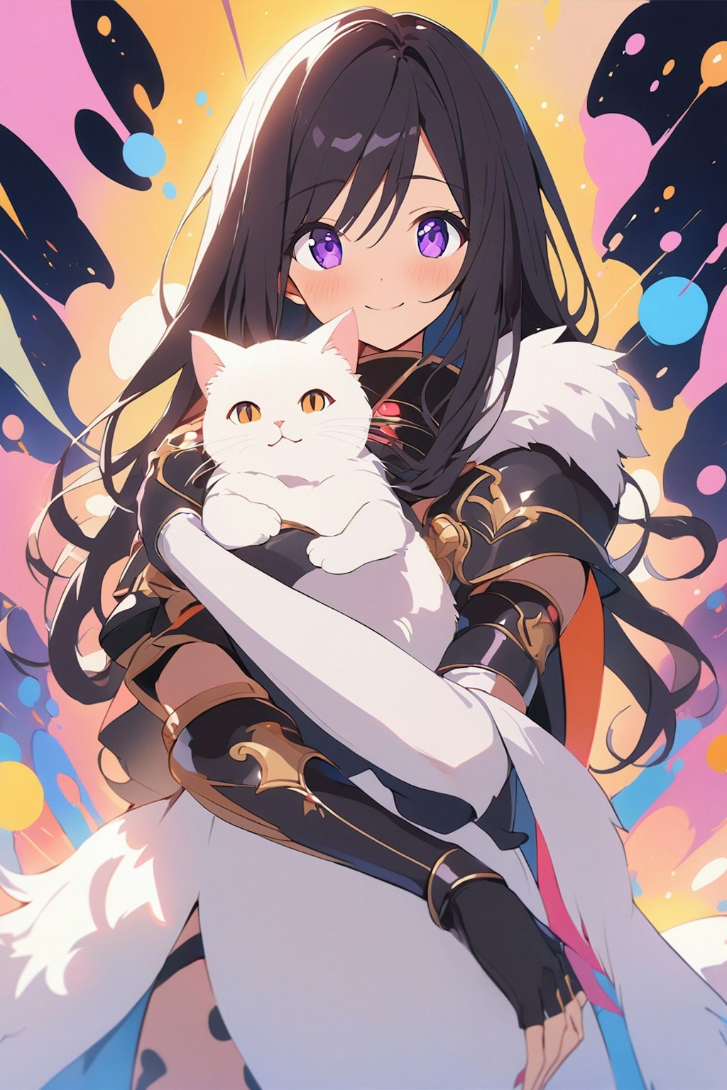 黒姫様とねこ