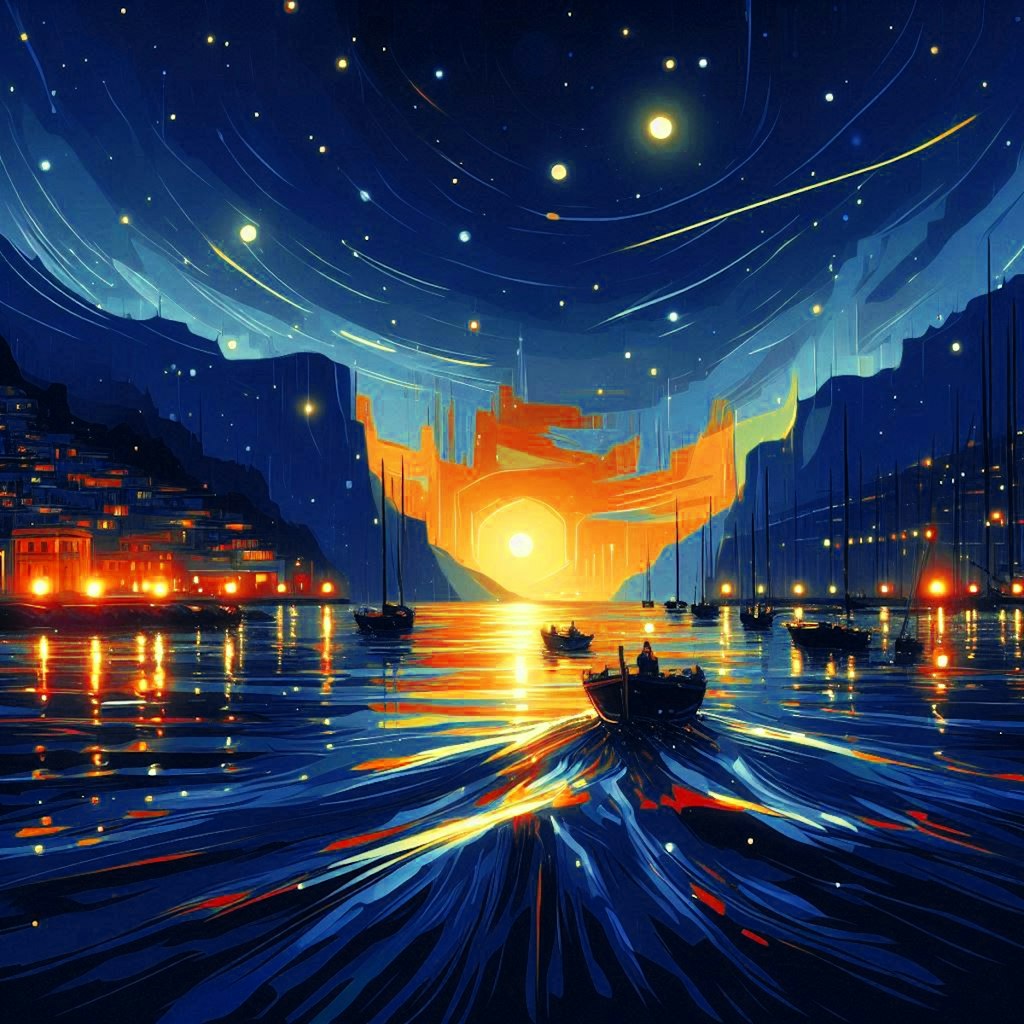 夜のサンタ・ルチア