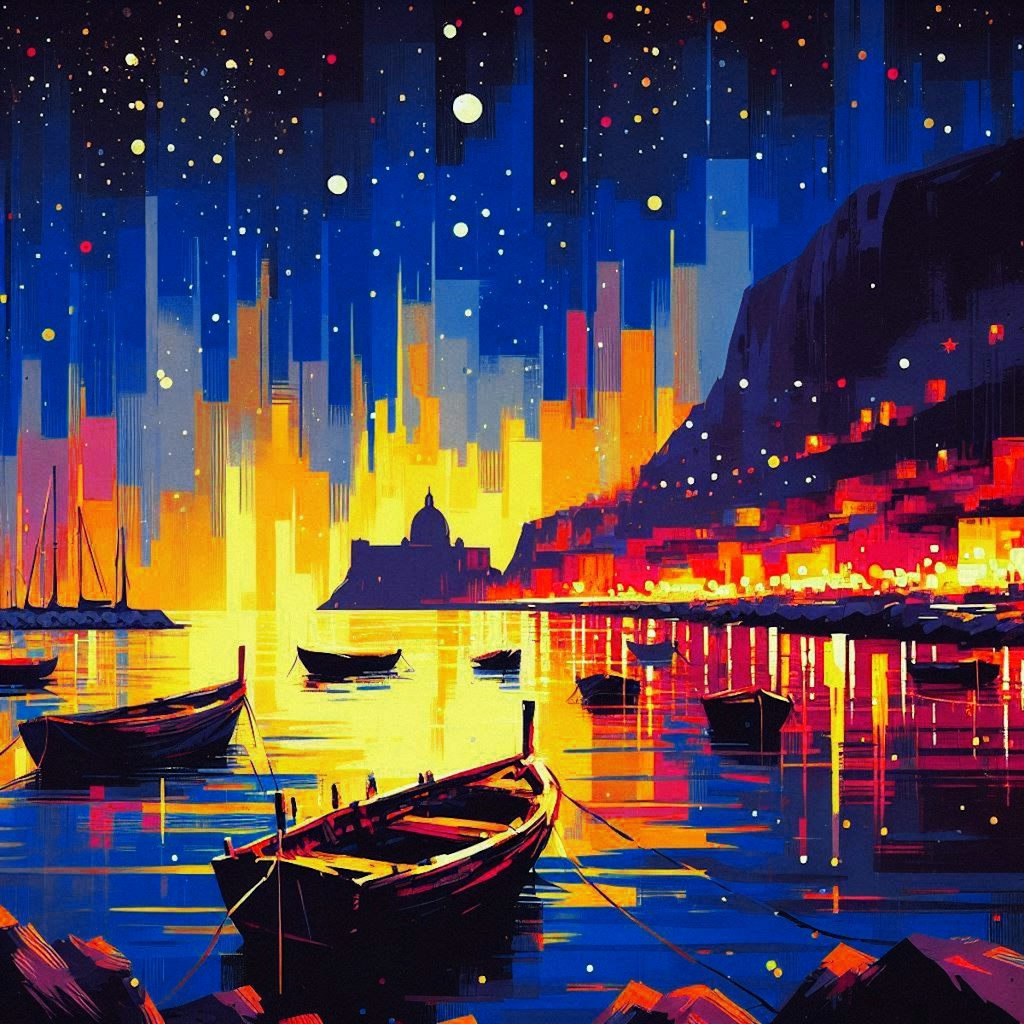 夜のサンタ・ルチア