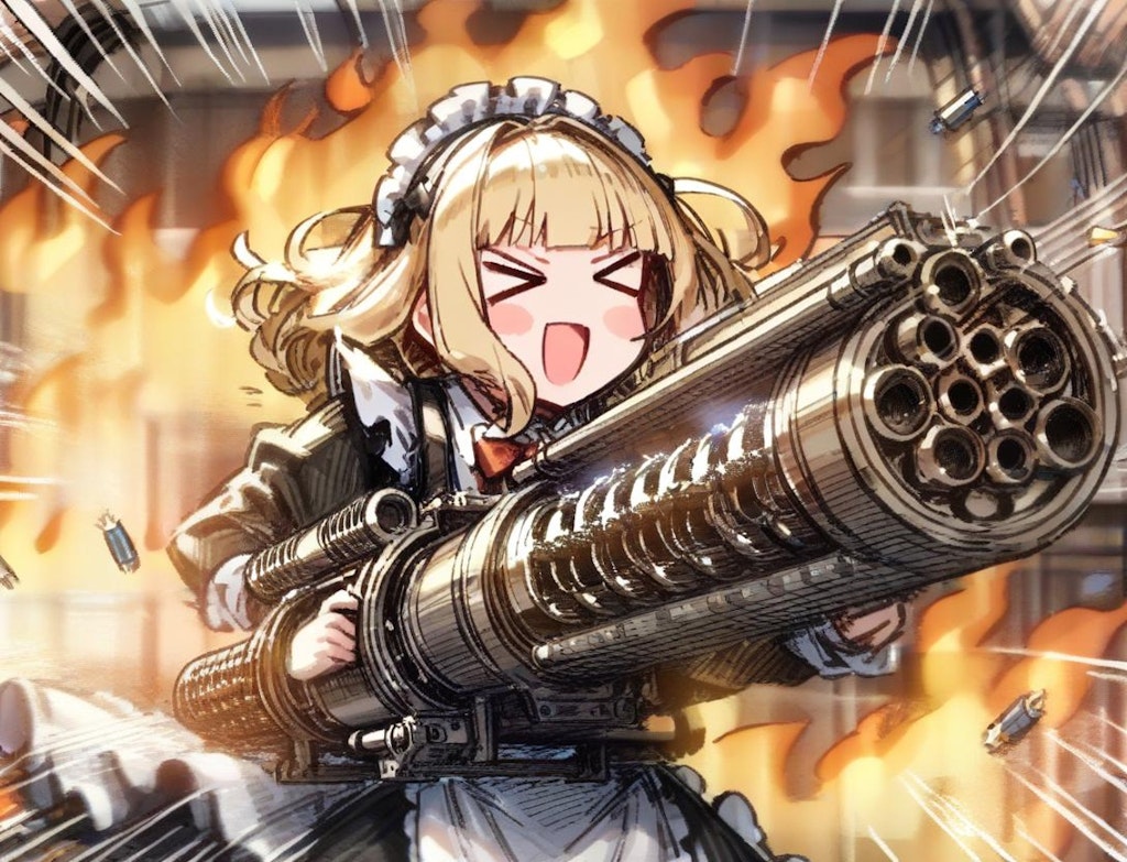 🔥謎武器でバトルフィールドに降り立つ系メイドちゃん🔥