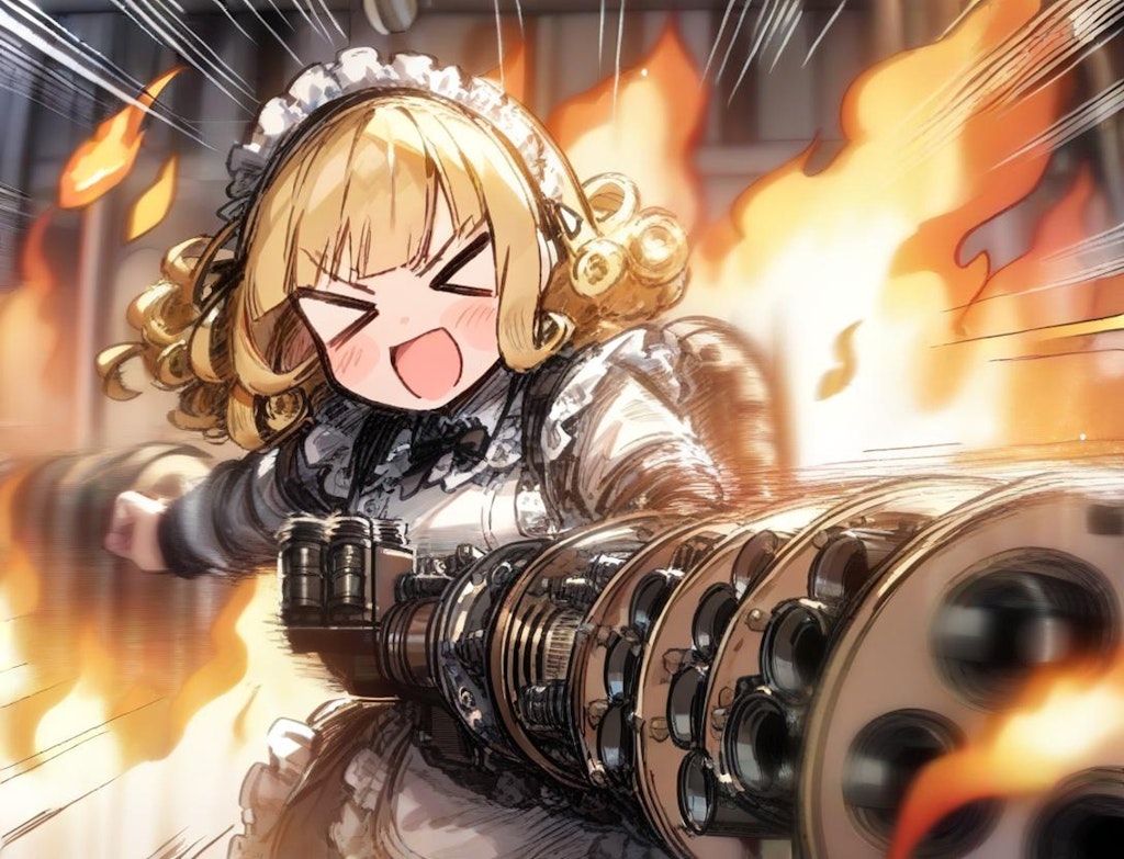 🔥謎武器でバトルフィールドに降り立つ系メイドちゃん🔥