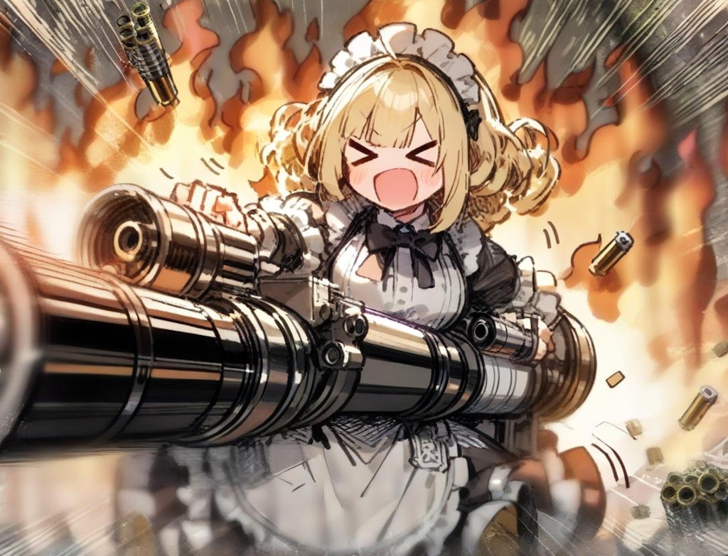 🔥謎武器でバトルフィールドに降り立つ系メイドちゃん🔥