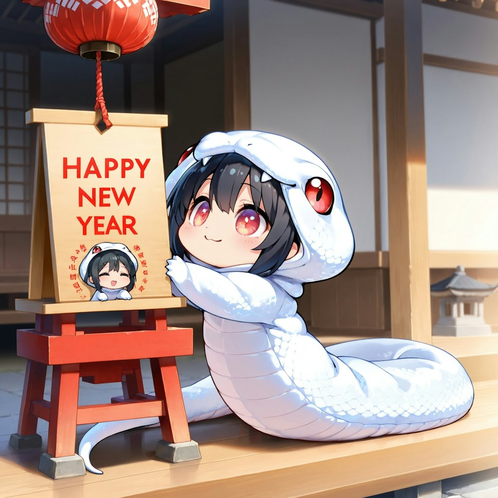 謹賀新年ちび正月