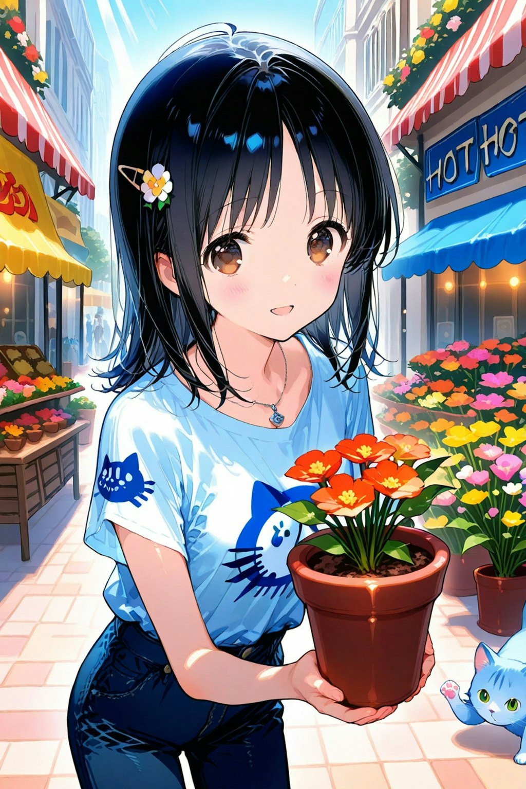 花市場に行ってみた