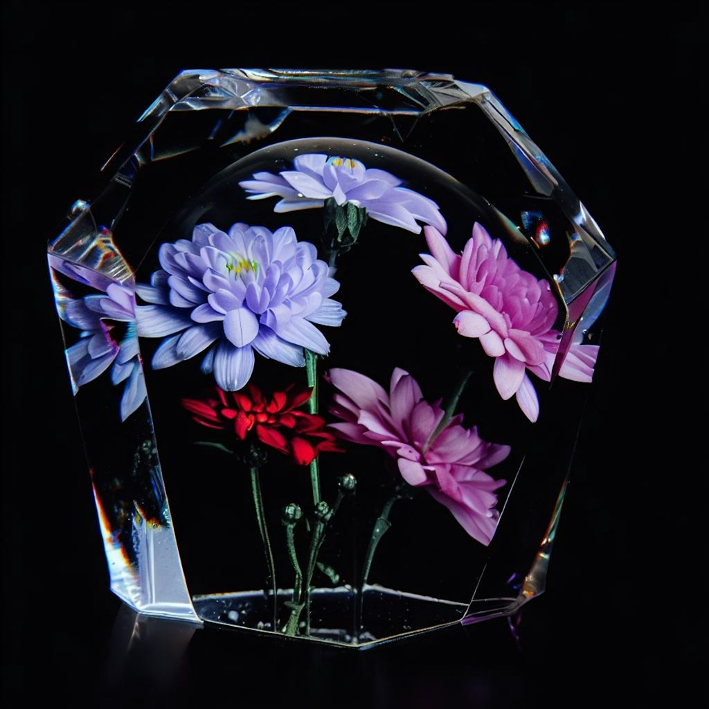 Crystal flower