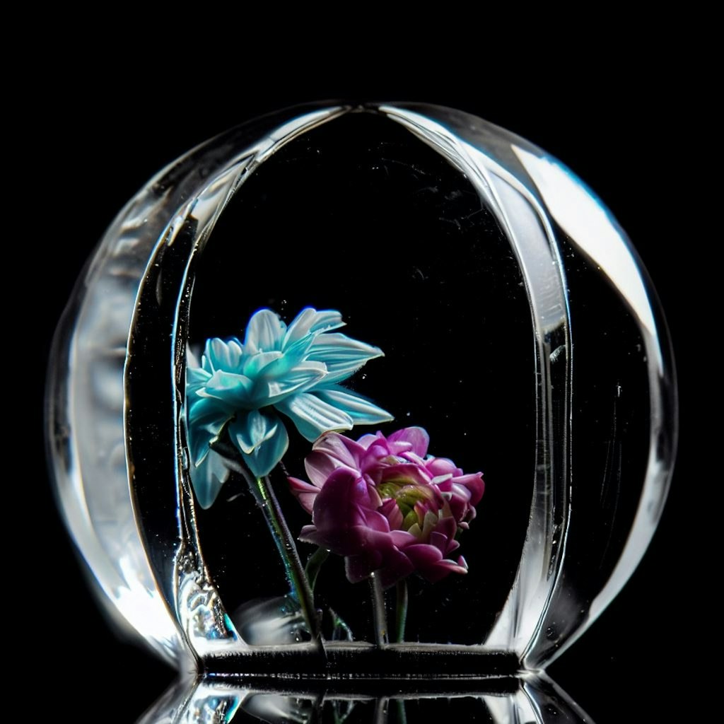 Crystal flower