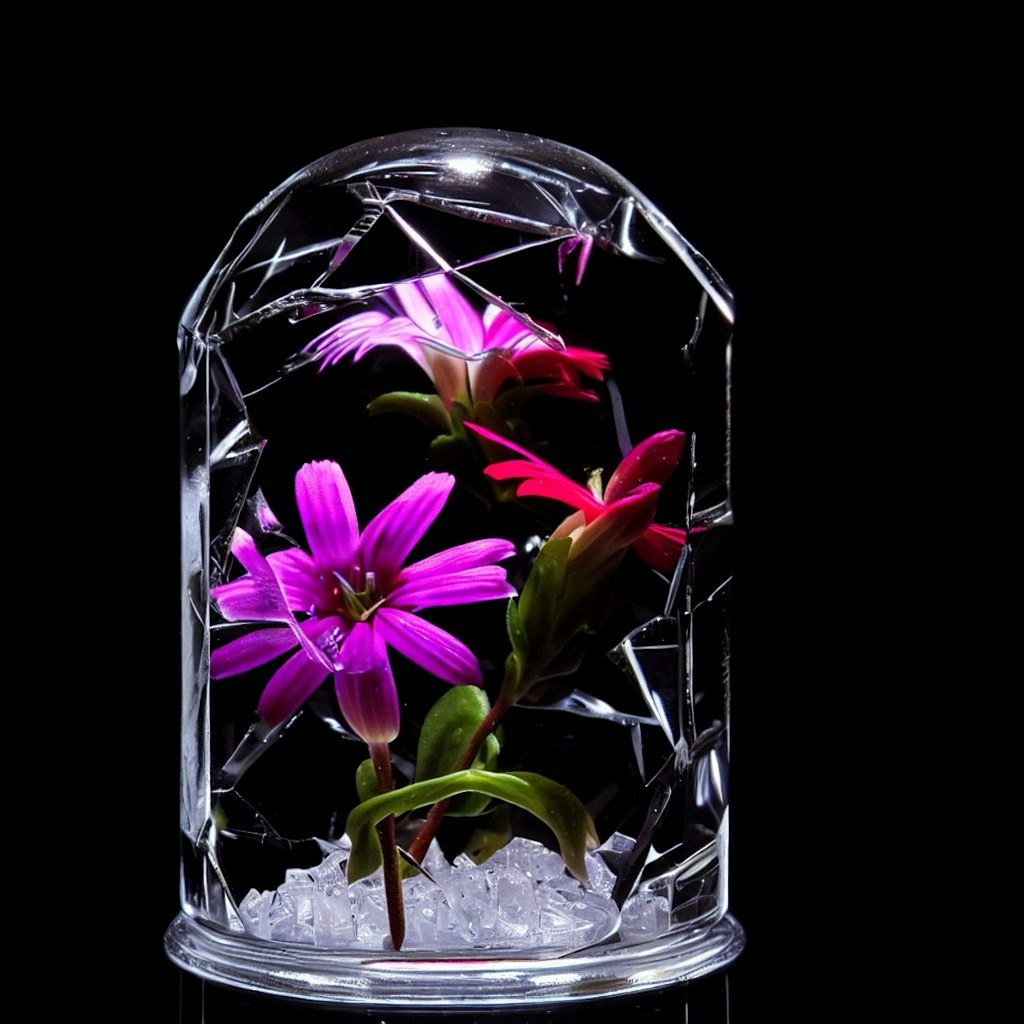 Crystal flower