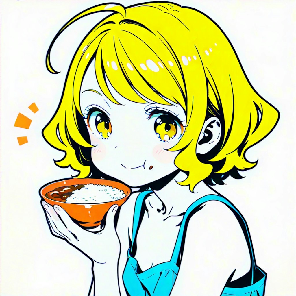 ユイちゃんとちっちゃいカレーライス