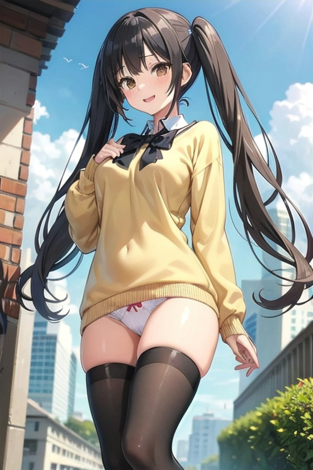 School twintails girl