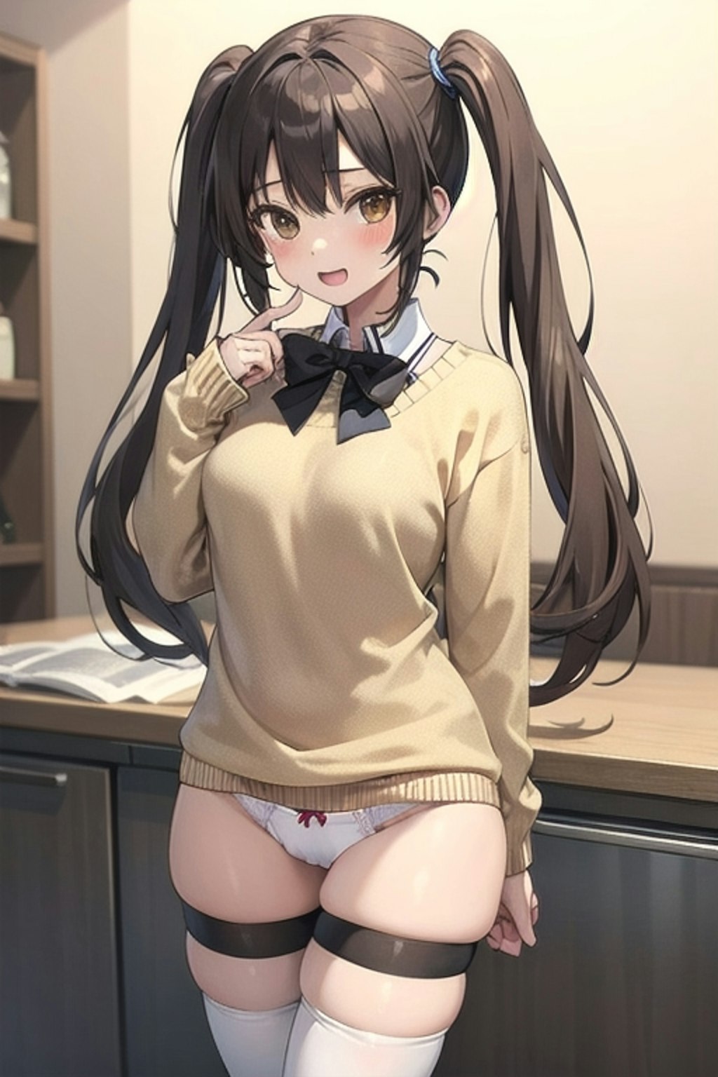 School twintails girl