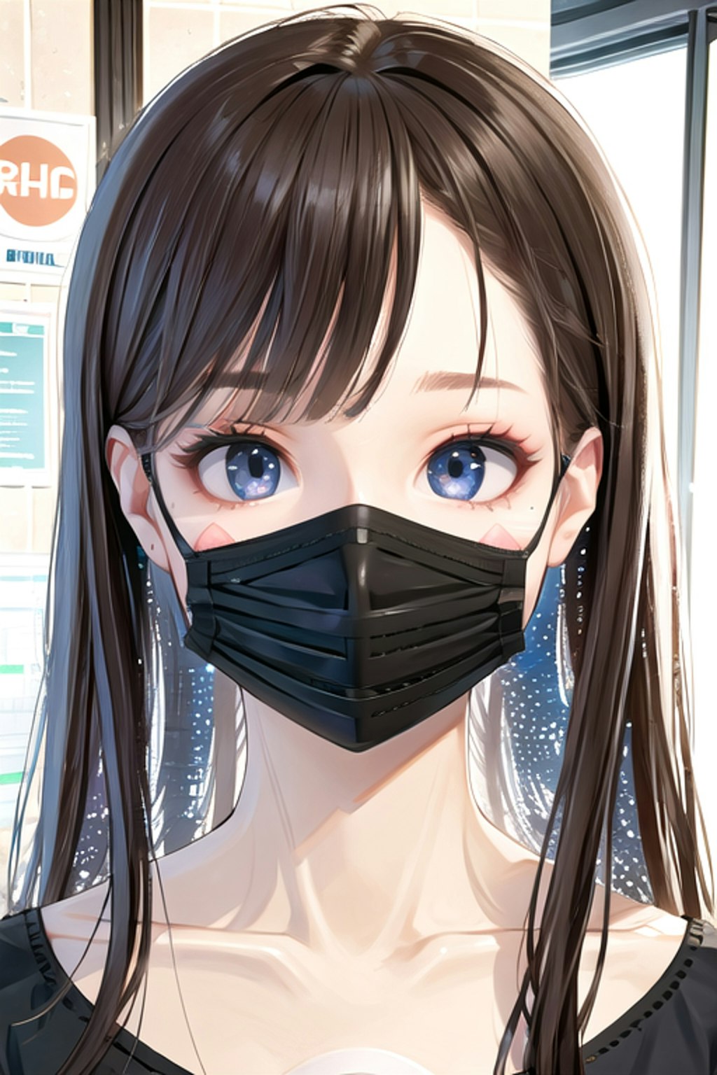 マスク女