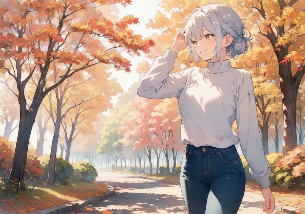 看板娘　autumn