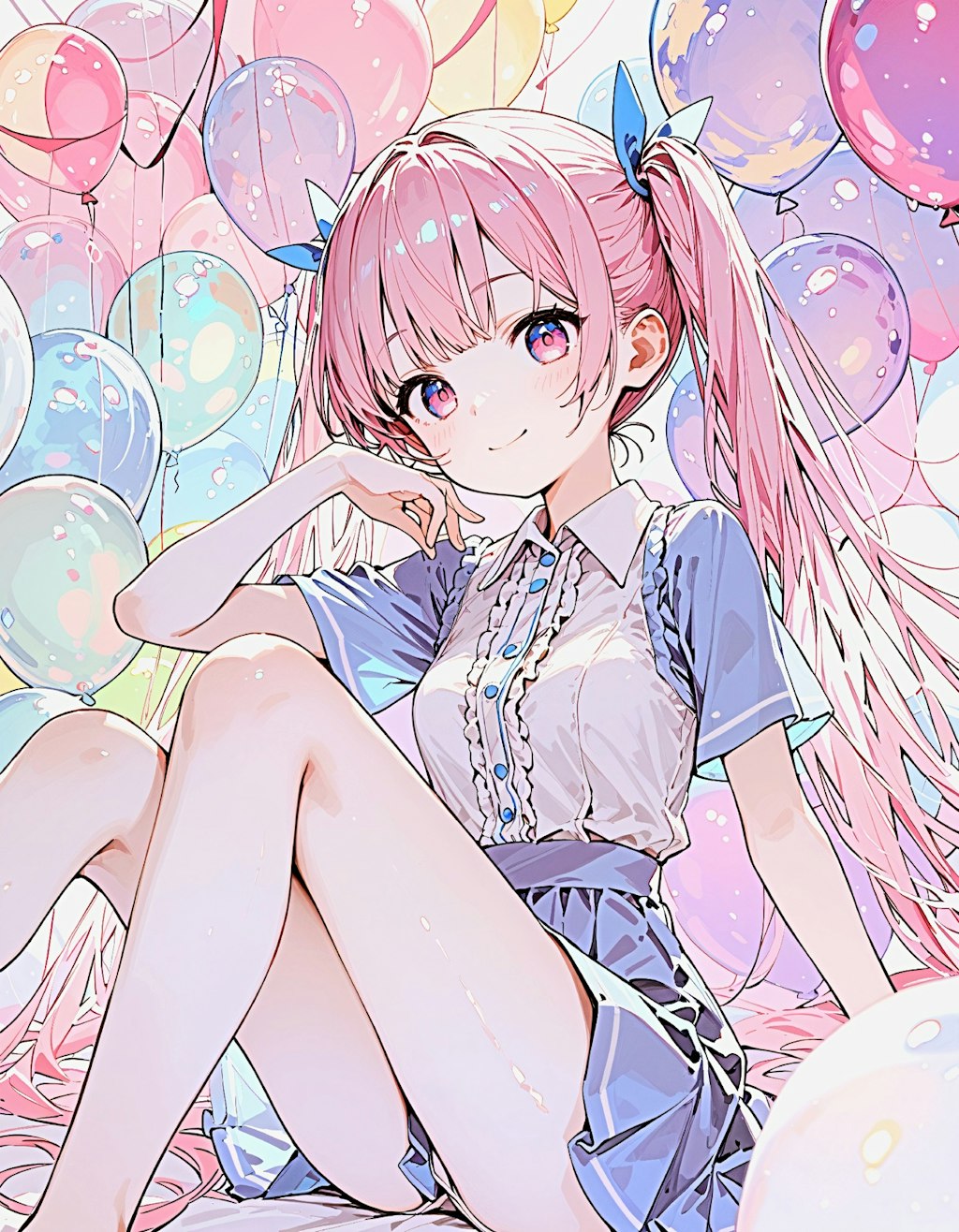 balloon_world, pink_twintail